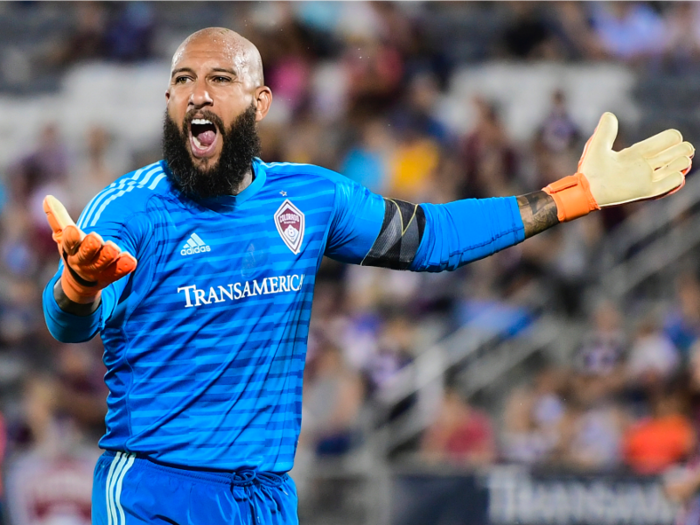 =13: Tim Howard — Colorado Rapids ($2 million per year)