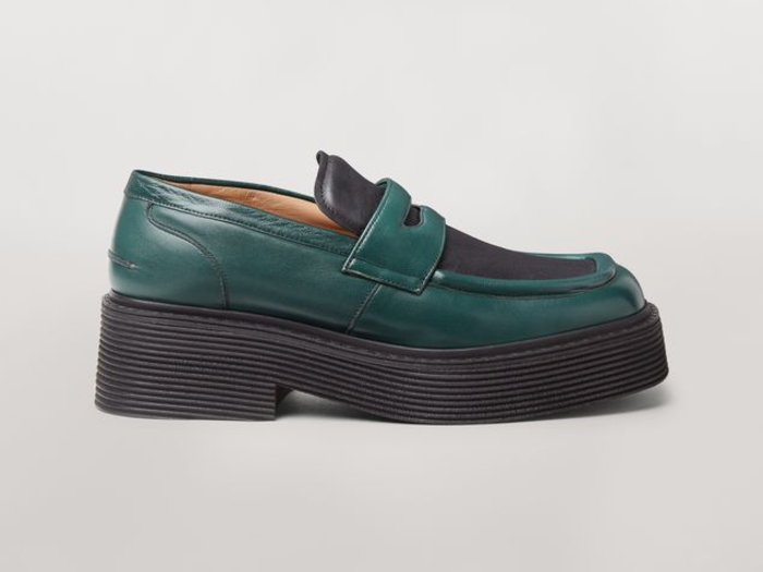 Marni Millerighe lambskin moccasin — $850