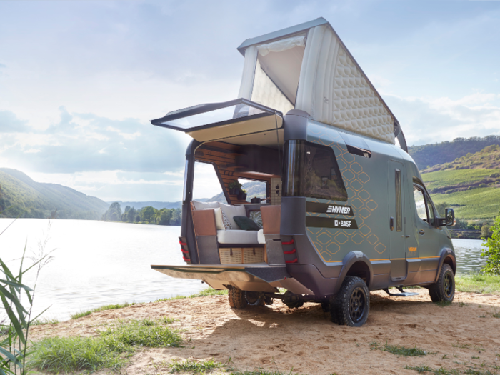 Hymer claims the concept car is a foreshadowing of what travel could look like by 2025.