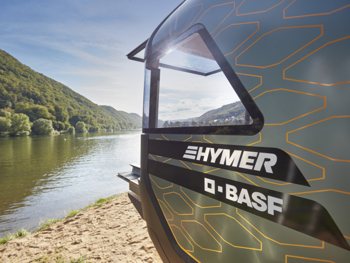 Hymer claims the paintwork can cool the surface temperature of the car by 20 degrees Celsius, or 68 degrees Fahrenheit, and interior of the vehicle by 4 degrees Celsius, or 39.2 degrees Fahrenheit.