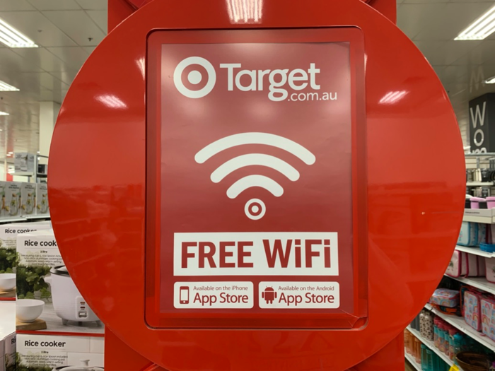 Free WiFi was also available to customers as they perused the store. With the click of a button, I was connected to high-speed internet, a luxury that