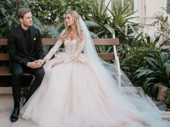 Kjellberg got married on August 19 to Marzia, his girlfriend of nearly eight years. The two got married in London, and some of Kjellberg