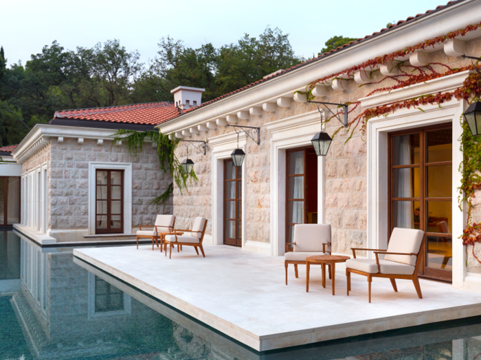 The spa offers holistic and personalized treatments drawing from Montenegro