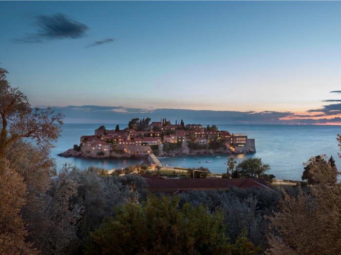 Aman Sveti Stefan is comprised of two parts: Sveti Stefan island and Villa Milocer on the mainland. The island is open from May 1 to October 20, but Villa Milocer remains open year-round.