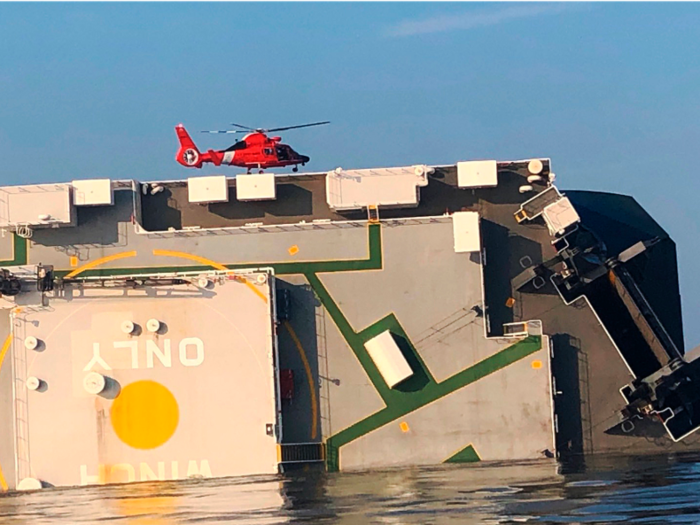 The cause of the capsizing is still under investigation and the Georgia Department of Natural Resources is monitoring the coastal environmental conditions following the capsizing.