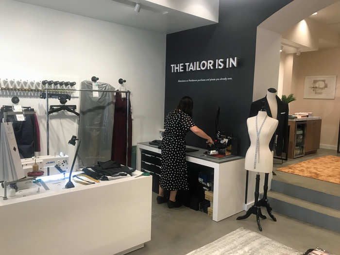 Visitors are able to bring in clothing from any brand, not just Nordstrom.