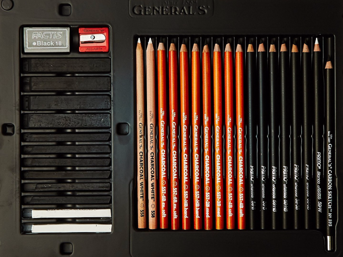 The best charcoal drawing set