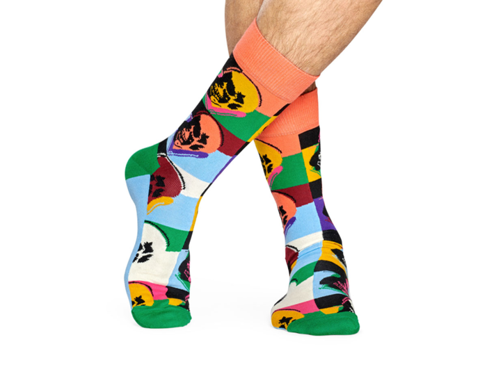 A limited-edition pair of socks inspired by an artist