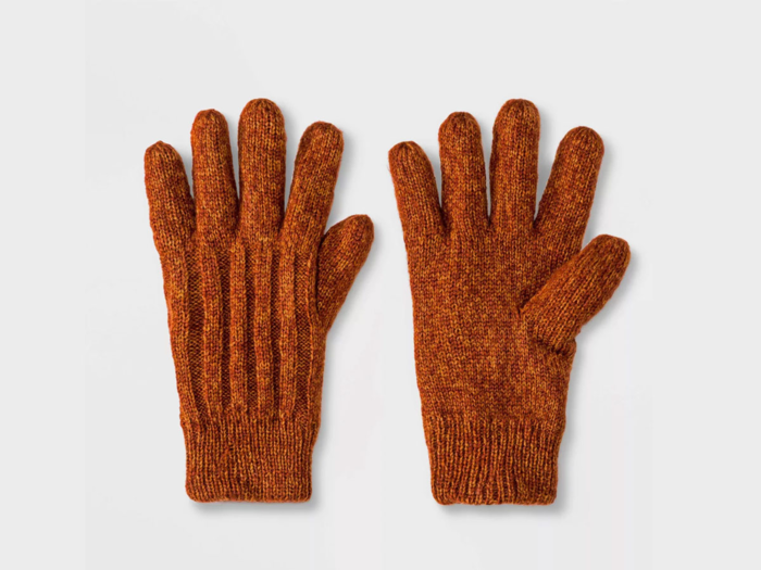 A pair of touchscreen gloves