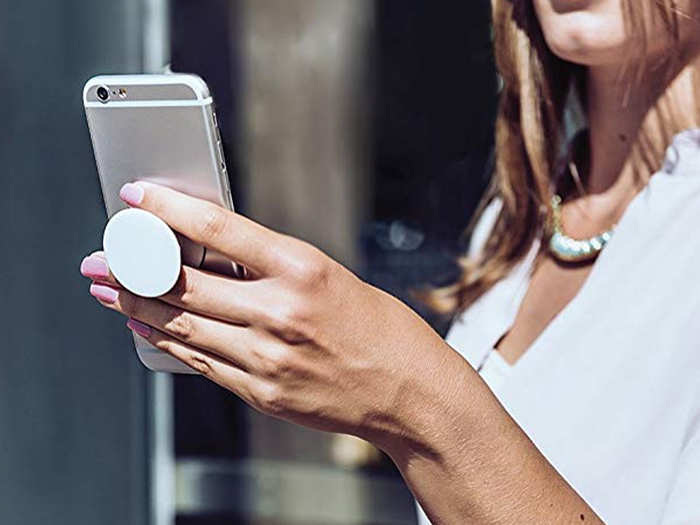 A convenient phone grip for texting on the go