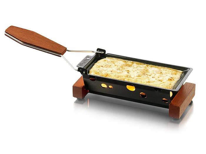 A portable cheese melter