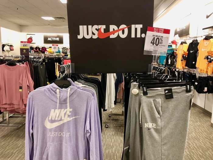 In the sport section, we found items from a bunch of major athletic-wear companies including Nike and Adidas.