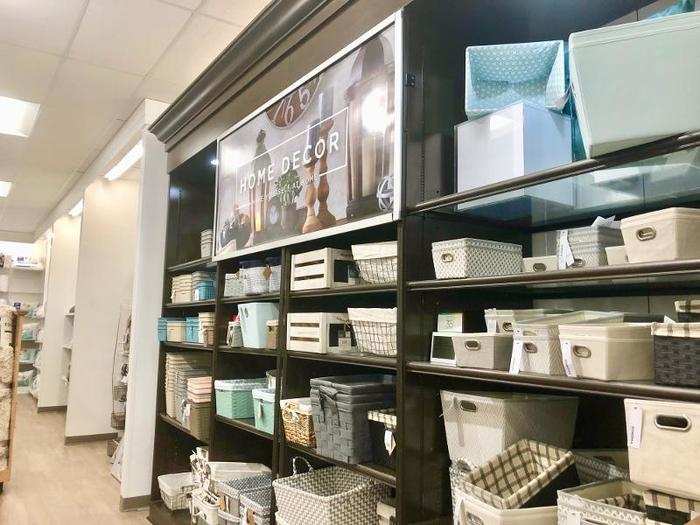 And the home-goods section was a pleasure to behold, as the shelves were orderly and well-stocked with darling items meant to beautify a house.