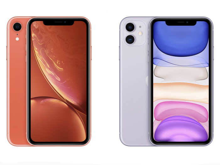 Design, size, and weight: Both the iPhone XR and iPhone 11 are exactly the same size and weight. Both look identical, except for the iPhone 11