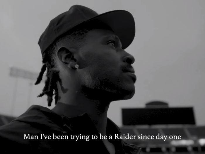 Evening, September 6, evening – Brown posts a video that includes audio from a call from head coach Jon Gruden asking "Do you want to be a Raider or not?"