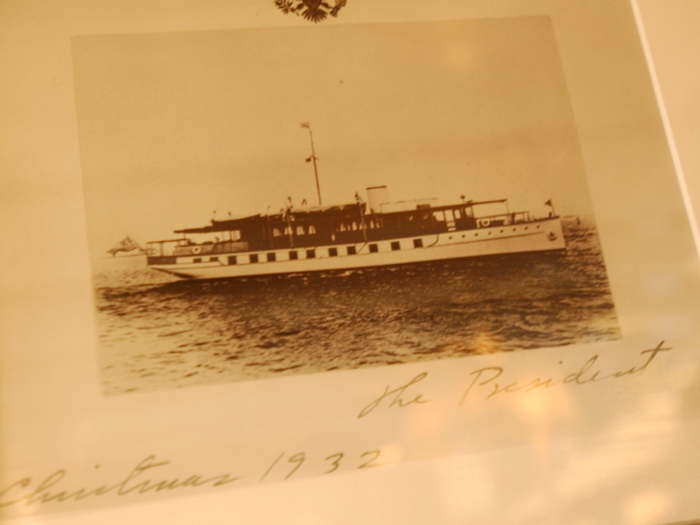 Herbert Hoover was the first president to use the vessel, embarking for Florida coast fishing expeditions on the boat.