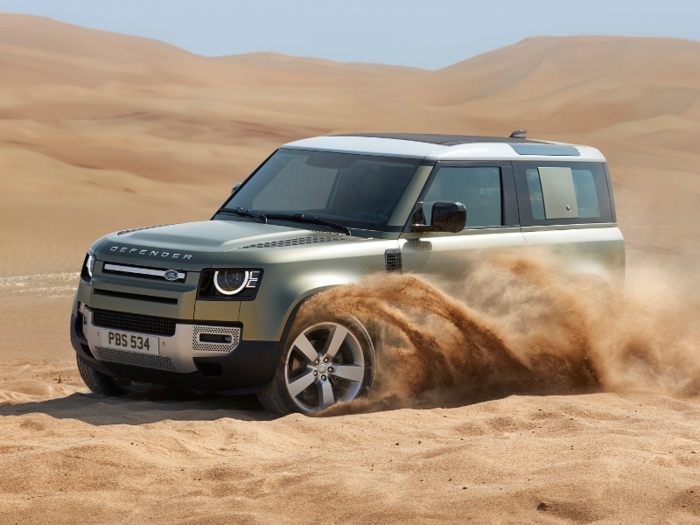 It’s the first time Land Rover is offering an optional factory-fitted satin protective film. The automaker claims it enhances design and durability using metallic paint with a satin finish.