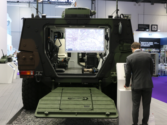 This Kongsberg "Projector" can be used to monitor active missiles, remote weapons systems, and drones, all from the back of a truck.