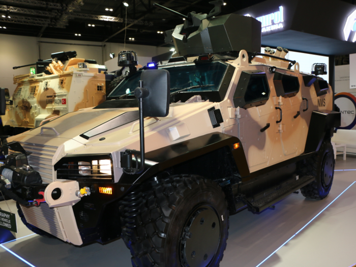 Australian defense capabilities were one-upped by Turkey, which unveiled the new tactical vehicle from arms maker Nurol Makina.