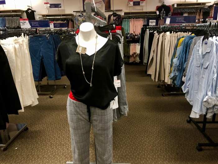 Even the mannequins looked unappealing, a feat that is usually hard to accomplish.