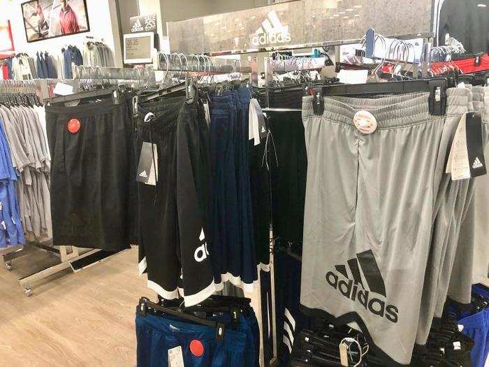 ... to athleticwear. Here, we found products from top brands like Nike and Adidas. We also found some Under Armour products in another section.