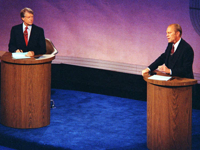 1976: Gerald Ford vs. Jimmy Carter