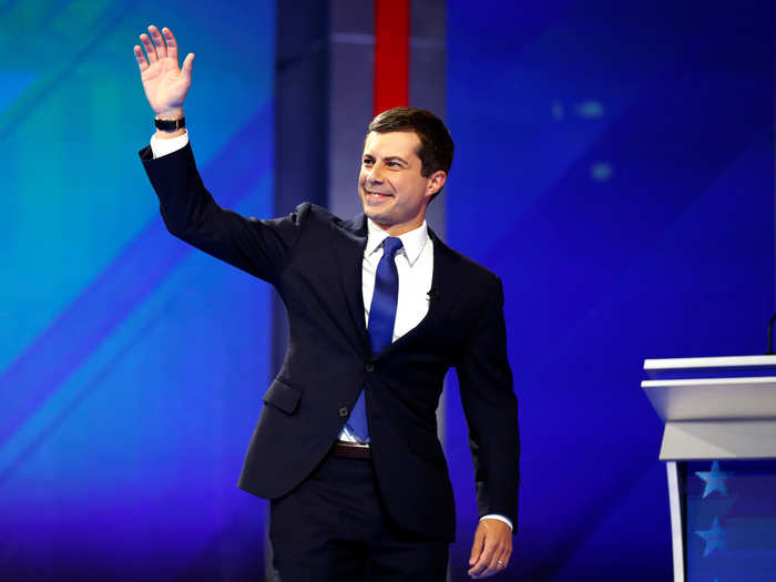 And in his closing statement, Buttigieg opened up about serving in the military during the era of "Don