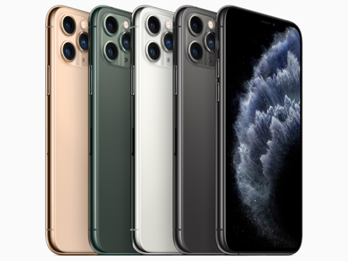 The iPhone 11 Pro Max comes in more colors.