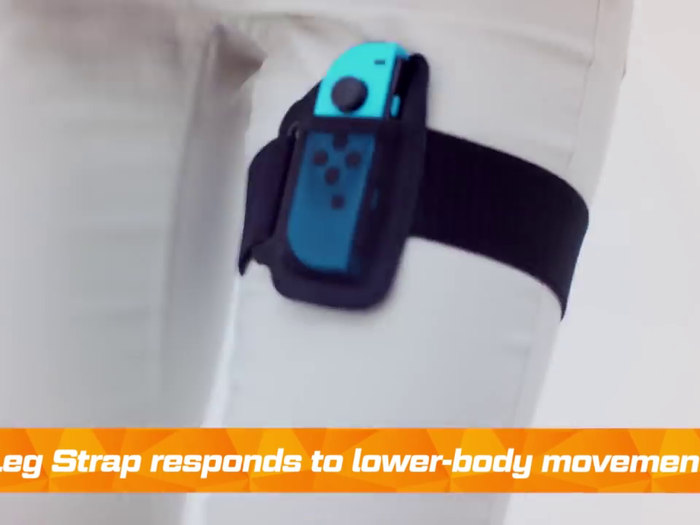 The Leg Strap will also track your movement for running and lower body exercises.