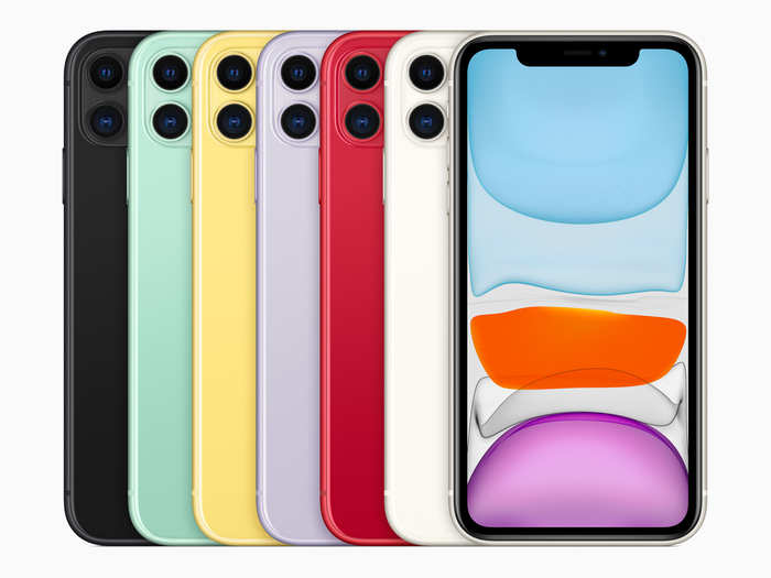 2. The iPhone 11 comes in more colors than the Pro models.