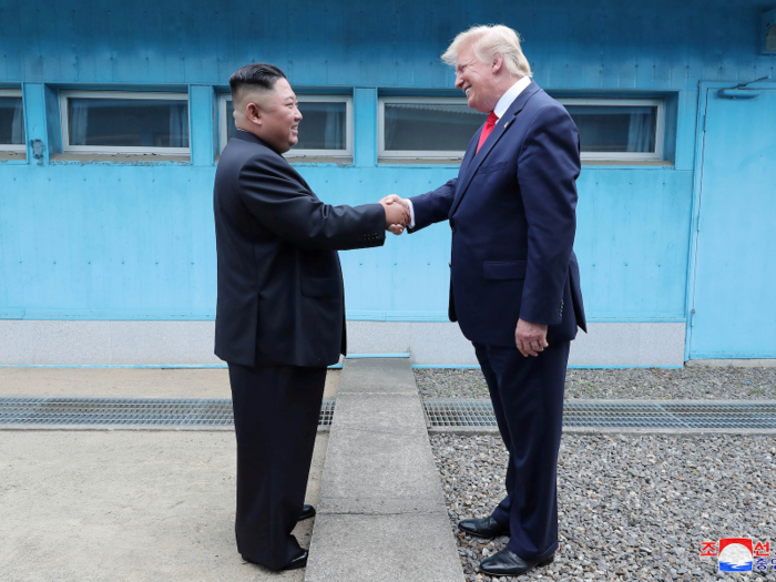 On June 30, he met with North Korean leader Kim Jong Un and became the first US president to visit the demilitarized zone. It was a historic moment, or as Trump put it, a "big moment, big moment."