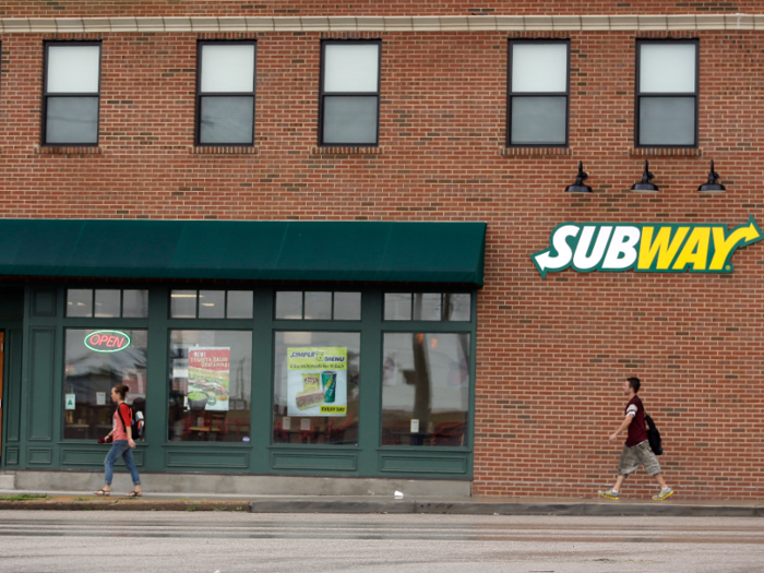 The trend continued into 2018 when the company closed 1,108 Subway locations in the US.