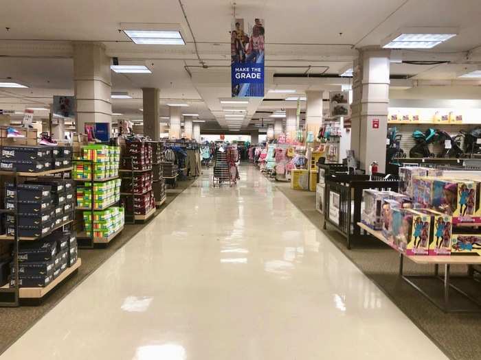 Overall, Sears offered less than JCPenney in terms of merchandise and in-store add-ons. Though both stores were messy, JCPenney won us over with its charming home-goods selection and its salon, portrait center, and Sephora.