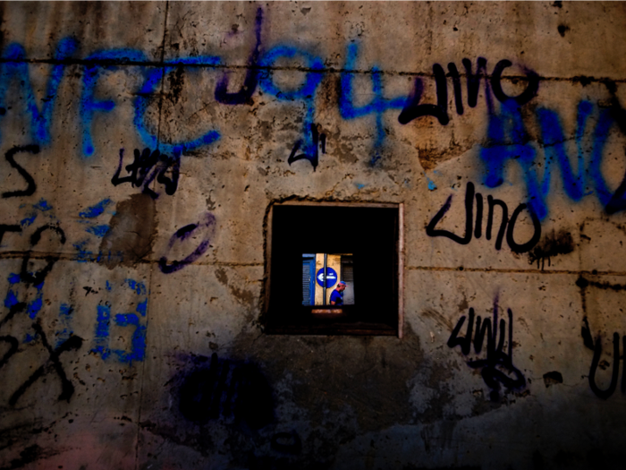 Nicosia in Cyprus is divided by a wall.