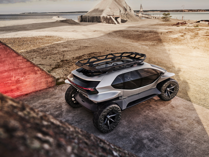 The AI:TRAIL is the fourth in a series of electric autonomous concept cars by Audi.