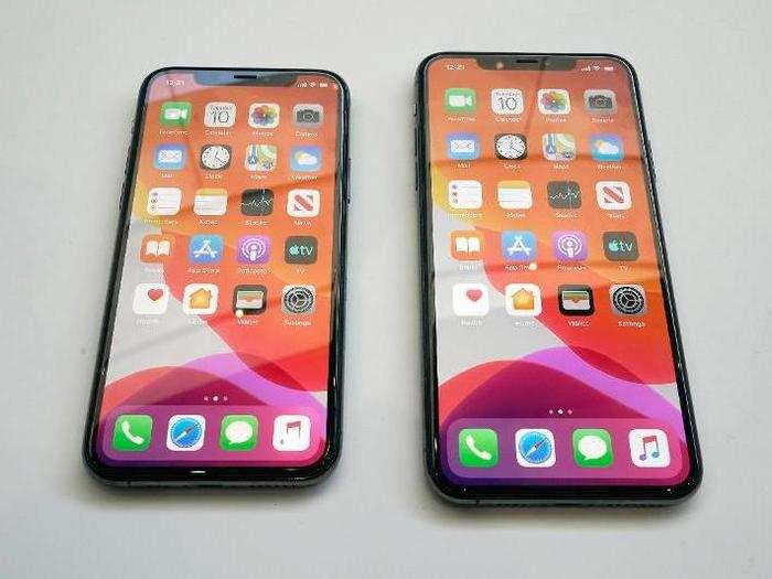 The screen is crisp and bright, but the notch doesn