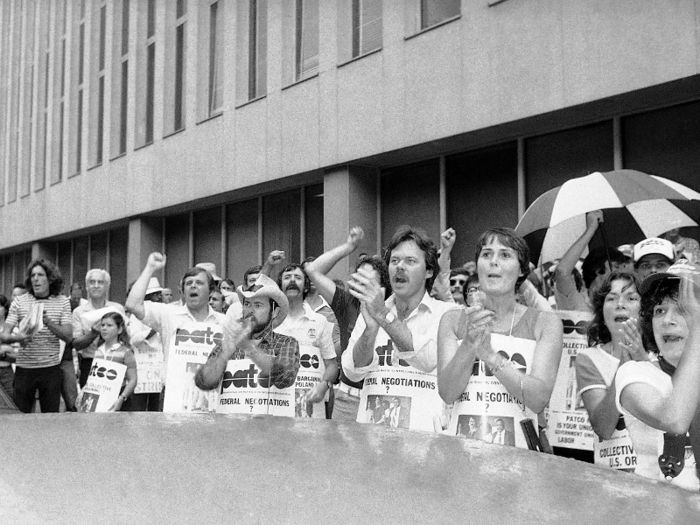 In 1981, 12,000 air traffic controllers walked out after contract negotiations fell through — and Ronald Reagan fired nearly all of them.