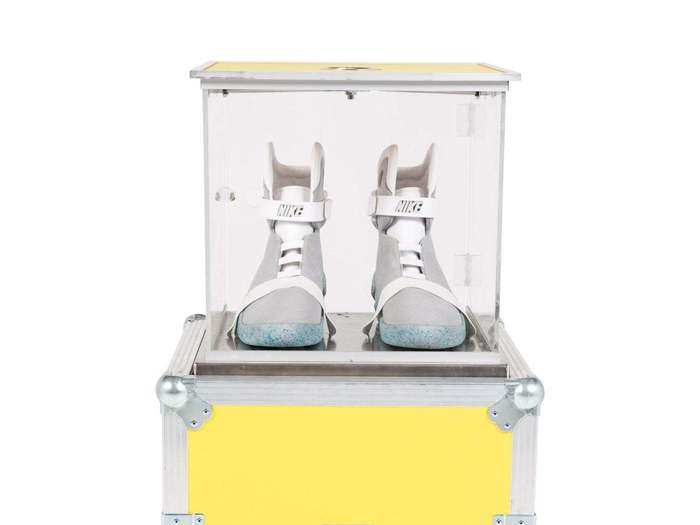 1. 2011 Nike Mag with the limited edition plutonium case