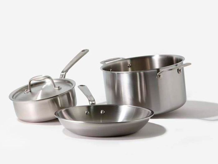 The best small fully clad stainless steel set