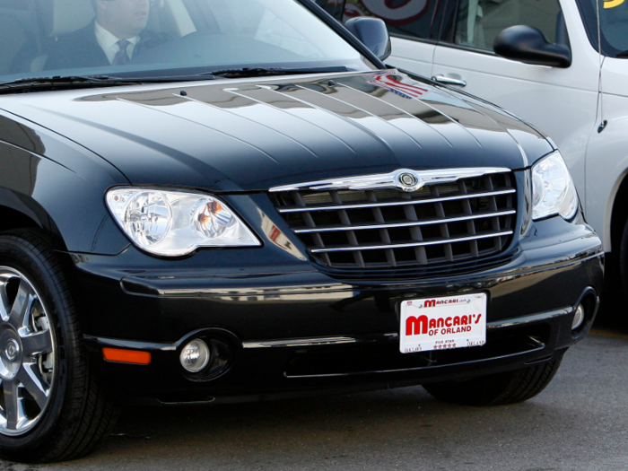 In the 1990s, Chrysler gave its logo wings and put the wax seal in the middle.