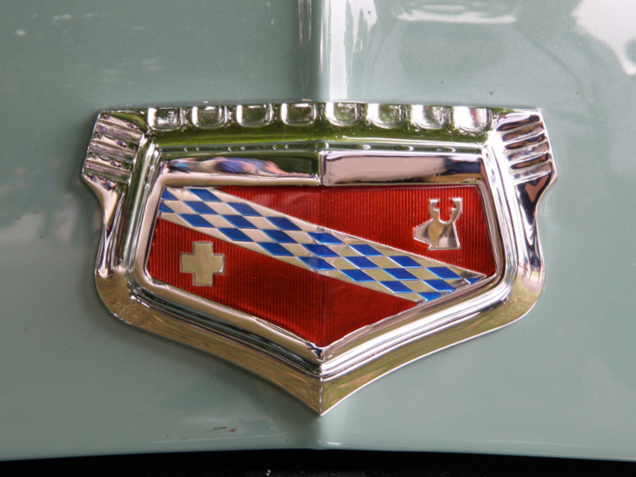 A single-shield Buick logo, pictured below, first appeared in 1937, according to General Motors.