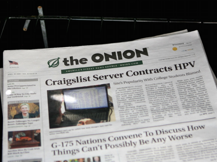 He thought about buying The Onion.