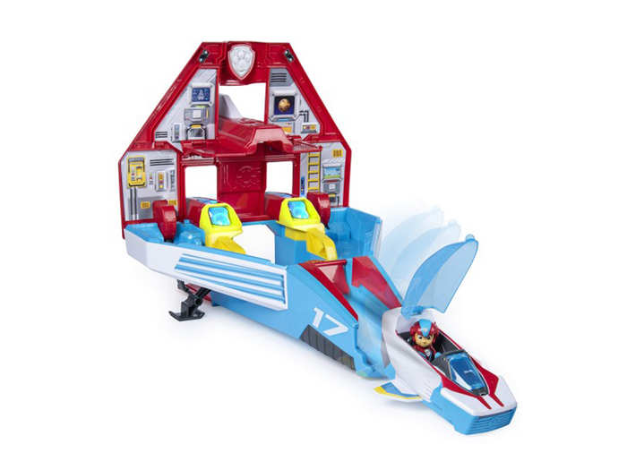 23. Paw Patrol, Super Paws, 2-in-1 Transforming Mighty Pups Jet Command Center