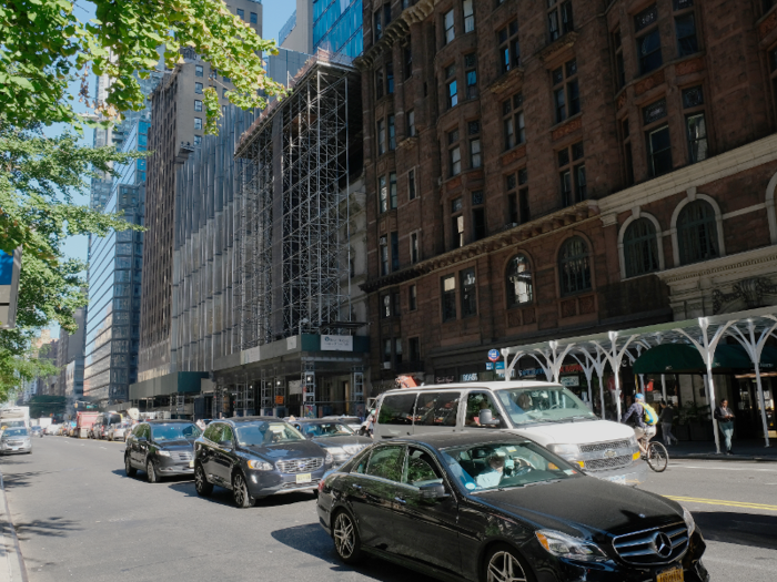 The bustling stretch of 57th street is part of an area that has come to be known as Billionaires