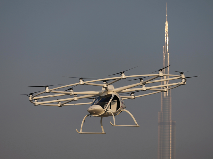 Dubai’s Roads and Transport Authority signed an agreement with Volocopter in 2017 to allow the German company to test its autonomous air vehicles.