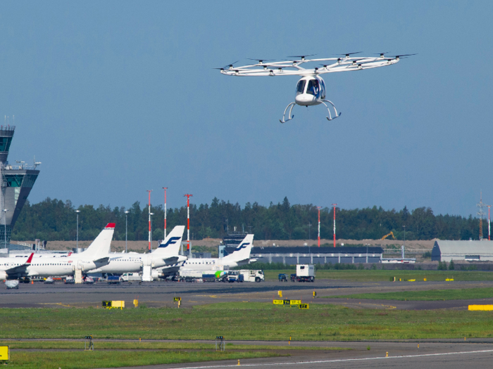 Volocopter made history in 2011 with the electrically powered vertical takeoff and landing manned flight, according to the company.