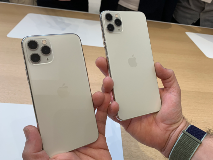 The iPhone 11 Pro is heavier than the iPhone XS.