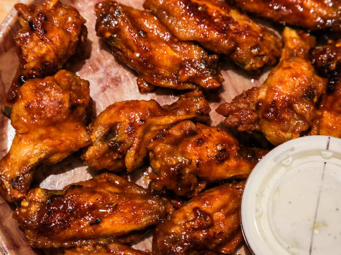 Diana had told me that these wings were her favorite because they were extra crispy and spicy.