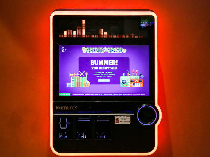 There was also a high-tech jukebox that needed more love.