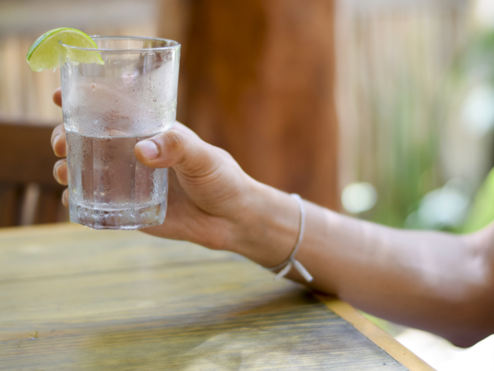 Buy: Seltzer or sparkling water